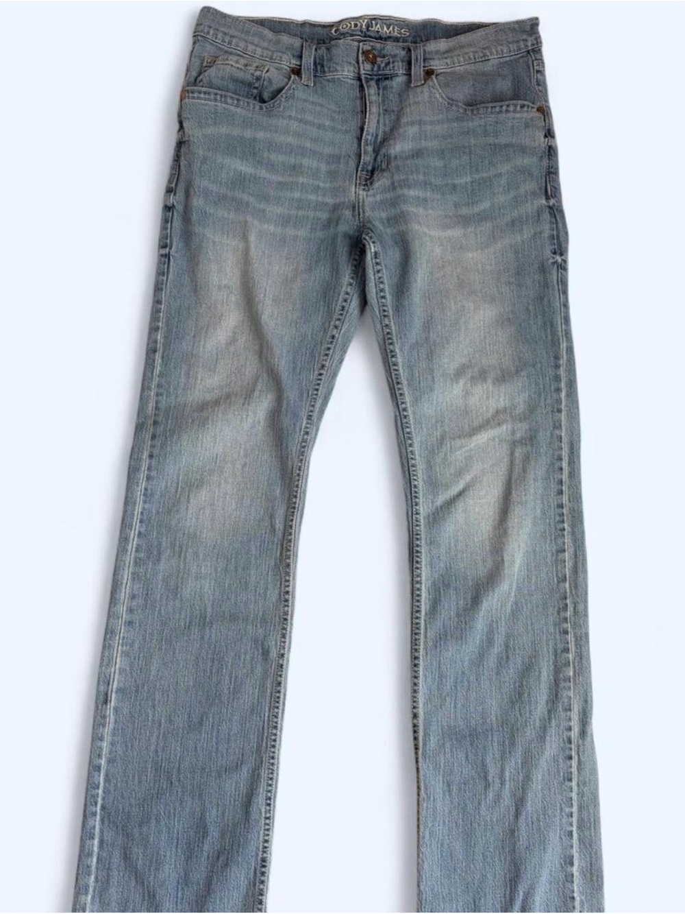 Cody James Men's Straight Light Blue Denim Jeans